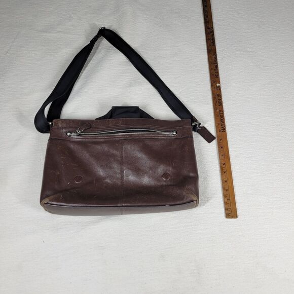 Coach Crossbody Laptop Bag Purse Womens Brown Designer Messenger Computer Work - Picture 5 of 16